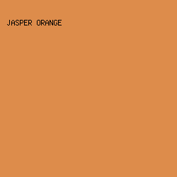 dd8c4b - Jasper Orange color image preview