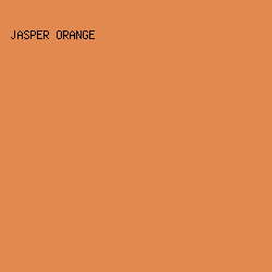 e2894f - Jasper Orange color image preview