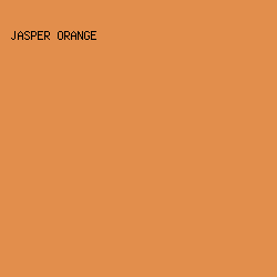 e28e4c - Jasper Orange color image preview