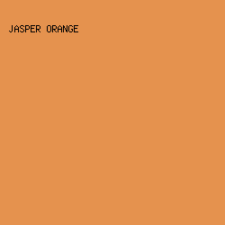 e5924e - Jasper Orange color image preview