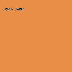 e88d47 - Jasper Orange color image preview