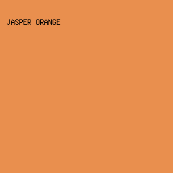 e98f4e - Jasper Orange color image preview