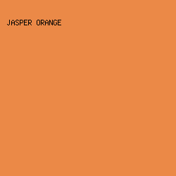 eb8947 - Jasper Orange color image preview
