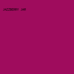 9F0C5D - Jazzberry Jam color image preview
