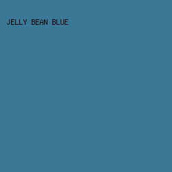 3B7796 - Jelly Bean Blue color image preview