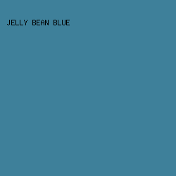 3E809A - Jelly Bean Blue color image preview