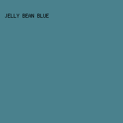 4A818D - Jelly Bean Blue color image preview