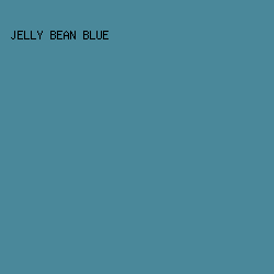 4A889A - Jelly Bean Blue color image preview