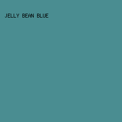 4A8D91 - Jelly Bean Blue color image preview