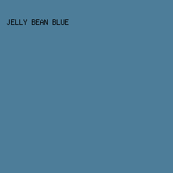4d7d99 - Jelly Bean Blue color image preview