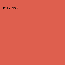 DE5F4E - Jelly Bean color image preview
