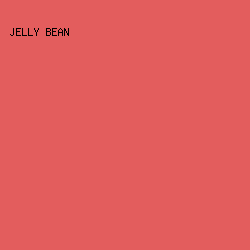E35D5D - Jelly Bean color image preview