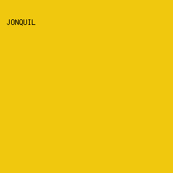 F0C80E - Jonquil color image preview