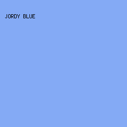 84aaf5 - Jordy Blue color image preview