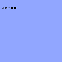 91A6FF - Jordy Blue color image preview