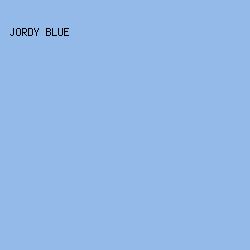 93BAE9 - Jordy Blue color image preview