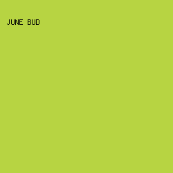 B7D442 - June Bud color image preview