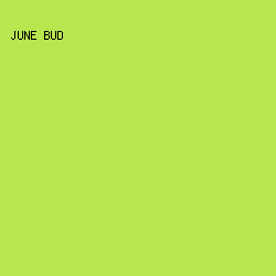 B7E64F - June Bud color image preview
