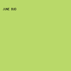 B9D969 - June Bud color image preview