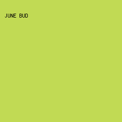 C1DA54 - June Bud color image preview