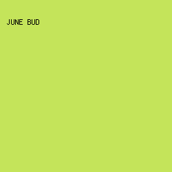C4E45A - June Bud color image preview