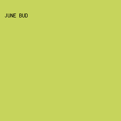 C6D45C - June Bud color image preview