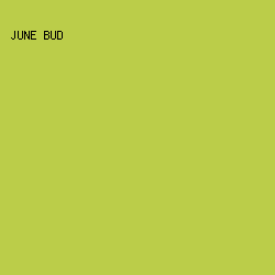 bbcd49 - June Bud color image preview