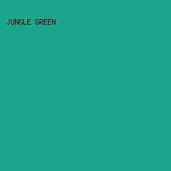 1ba68d - Jungle Green color image preview
