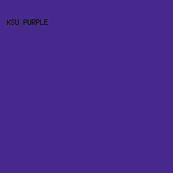 482a8e - KSU Purple color image preview