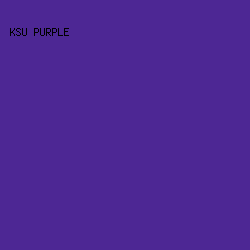 4d2794 - KSU Purple color image preview
