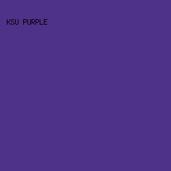 4e3188 - KSU Purple color image preview