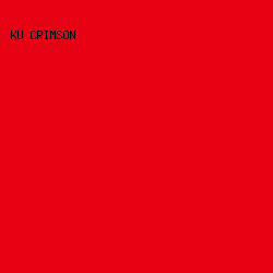 E60012 - KU Crimson color image preview