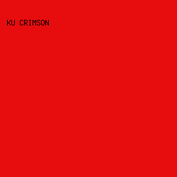 E70D0F - KU Crimson color image preview