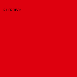 de000e - KU Crimson color image preview