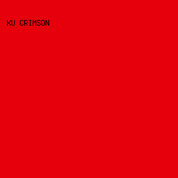 e6000b - KU Crimson color image preview