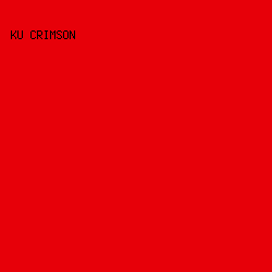 e70009 - KU Crimson color image preview