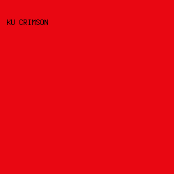e90712 - KU Crimson color image preview