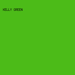 4cbb18 - Kelly Green color image preview