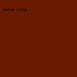 6a1a00 - Kenyan Copper color image preview