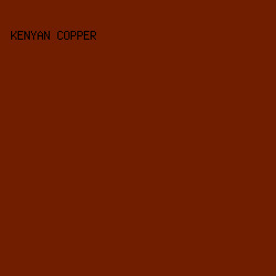 711d00 - Kenyan Copper color image preview