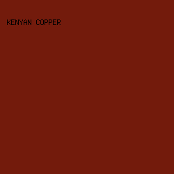 731B0C - Kenyan Copper color image preview