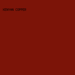 7C1408 - Kenyan Copper color image preview