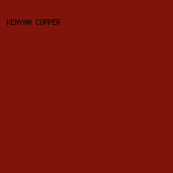 81140a - Kenyan Copper color image preview