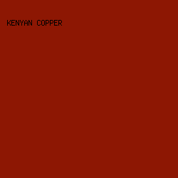 8D1703 - Kenyan Copper color image preview