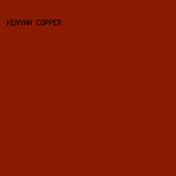 8b1a02 - Kenyan Copper color image preview