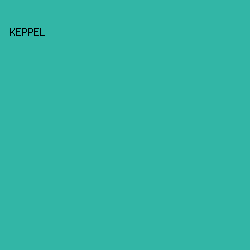 32b6a6 - Keppel color image preview