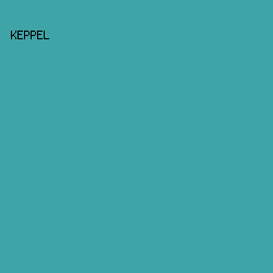 3FA4A7 - Keppel color image preview
