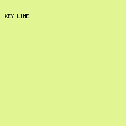 E1F692 - Key Lime color image preview