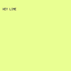 E9FF92 - Key Lime color image preview