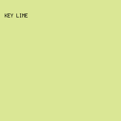 dae795 - Key Lime color image preview